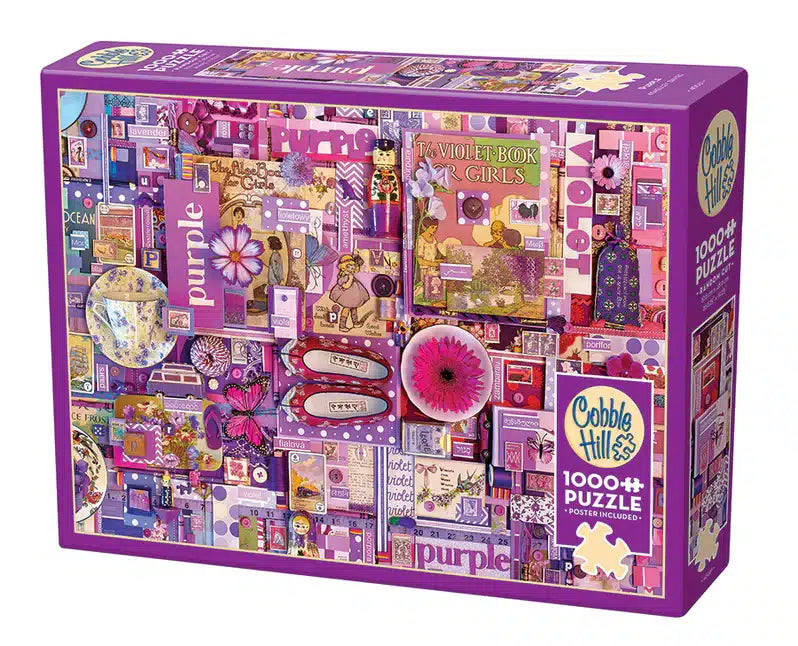 Purple- 1000pc Cobble Hill Puzzle image 0